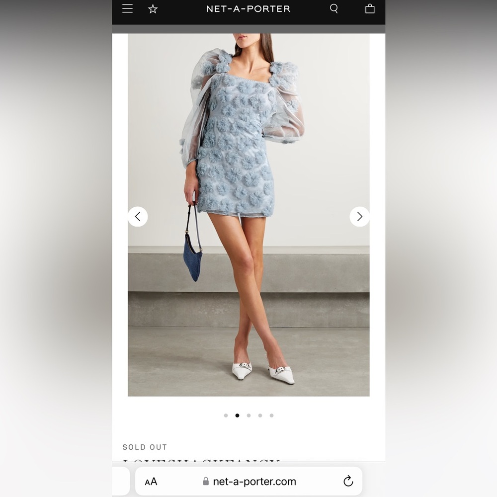 Wells Dress - Glacier Blue